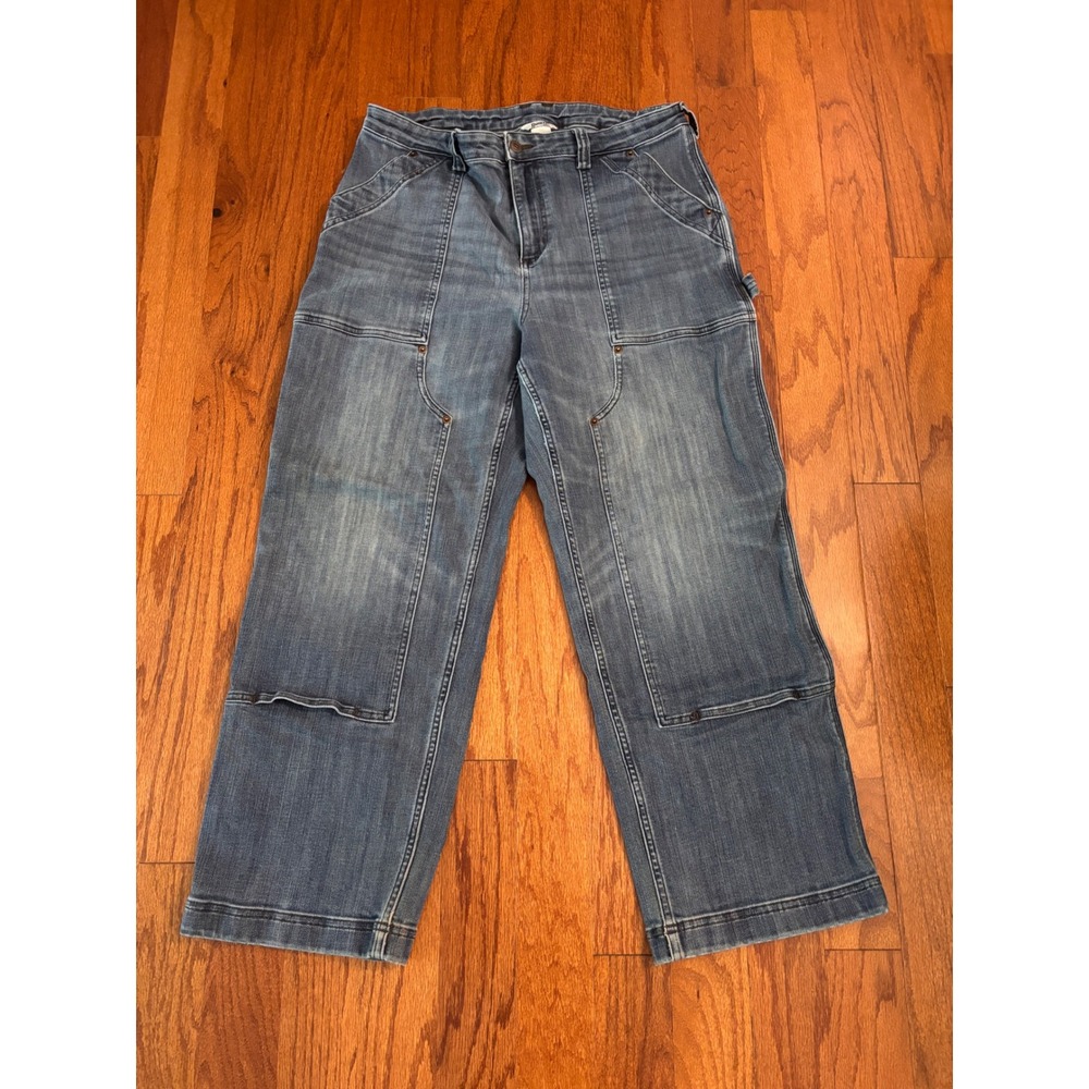 Duluth Wide Leg High Rise Jeans Size 16 Short